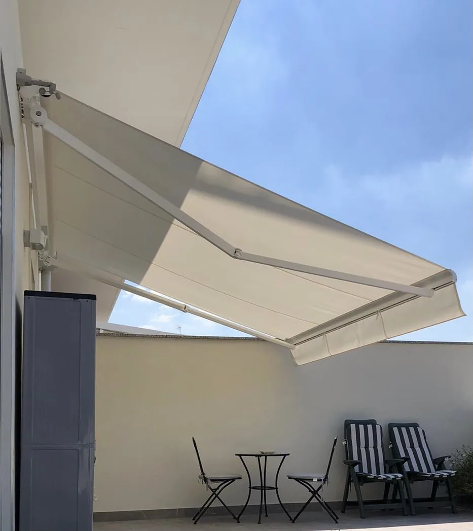 Tenda da sole a barra quadra in alluminio